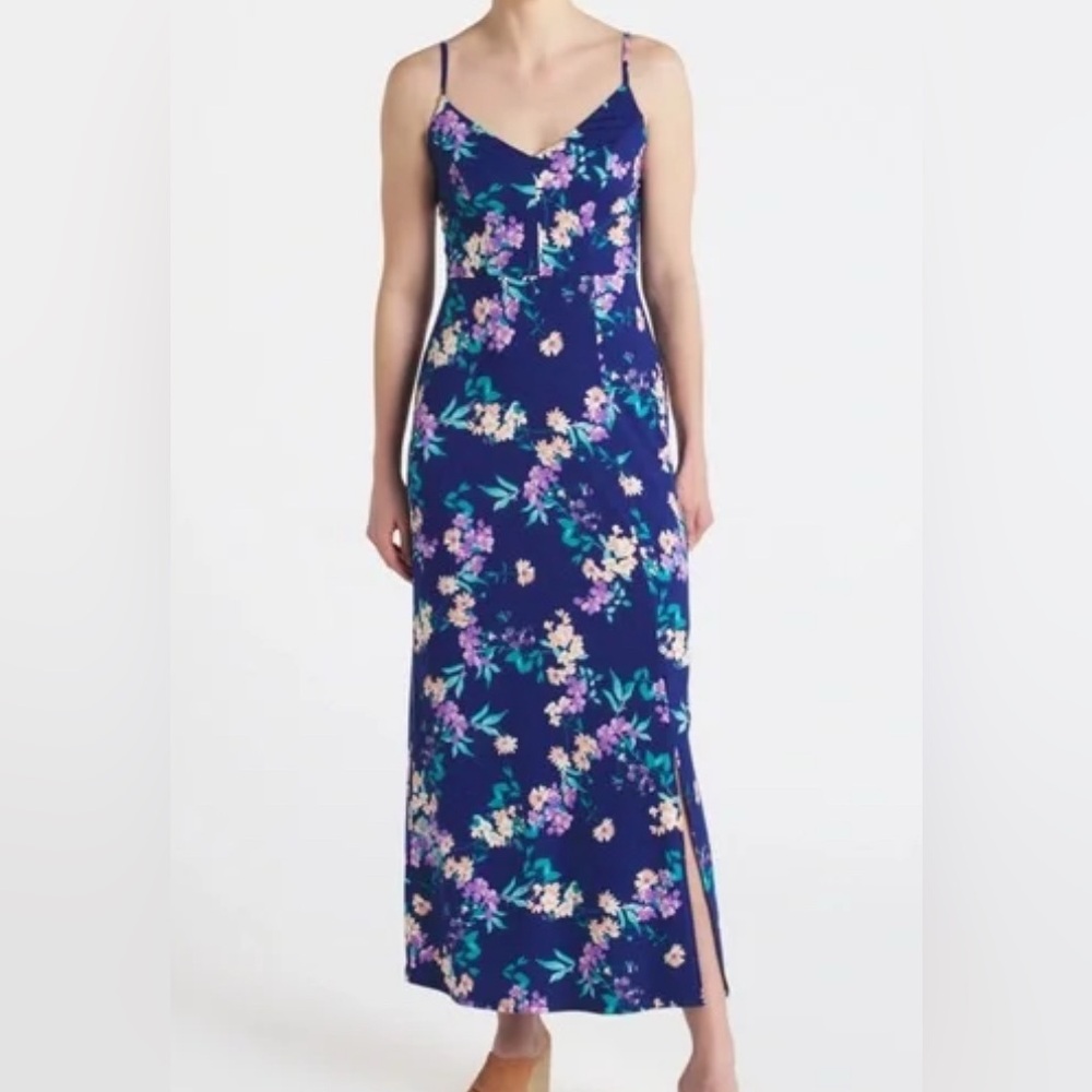 Nine Britton Kellie Knit Maxi Dress | Navy Floral